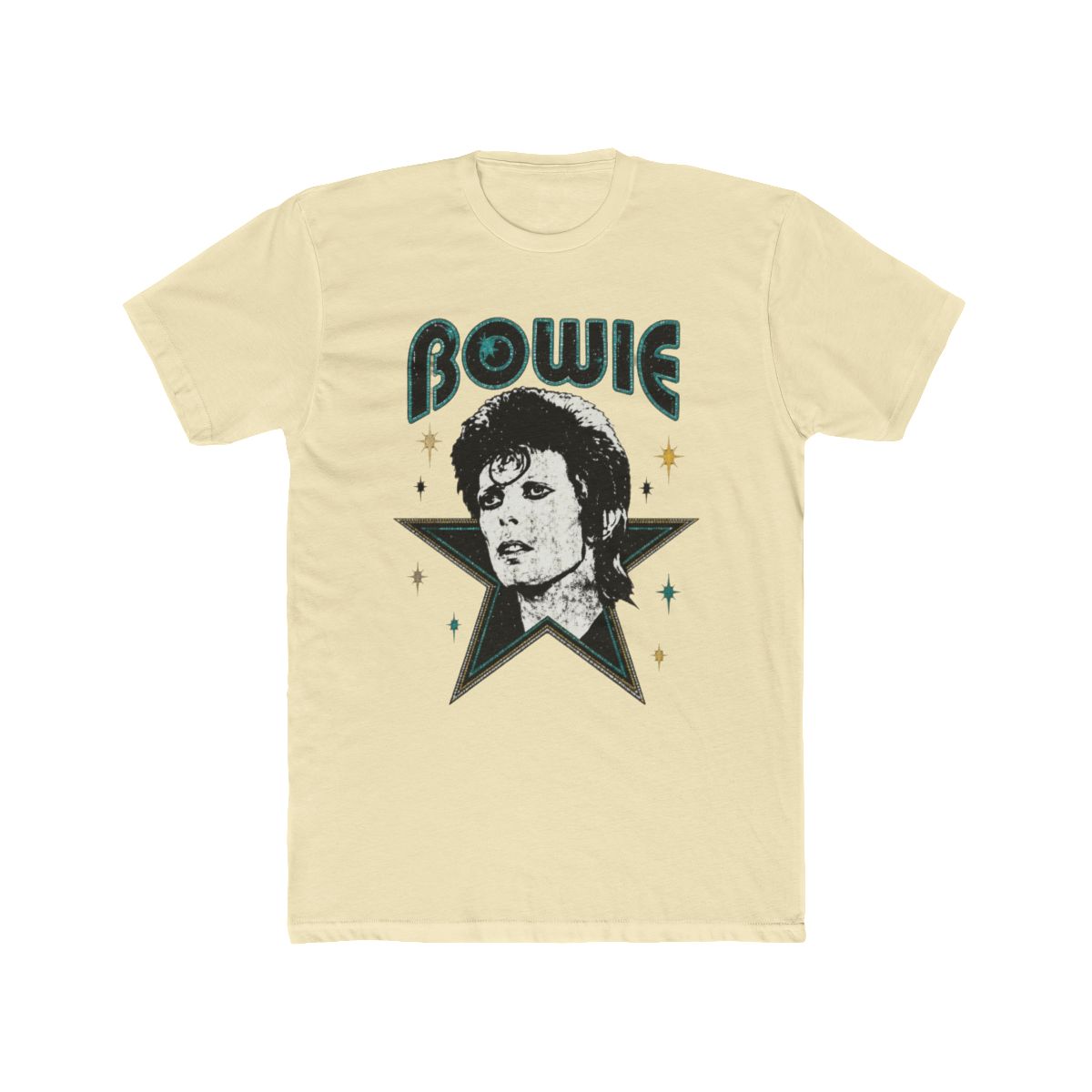 David Bowie Lettering With Portrait And Star | DavsD