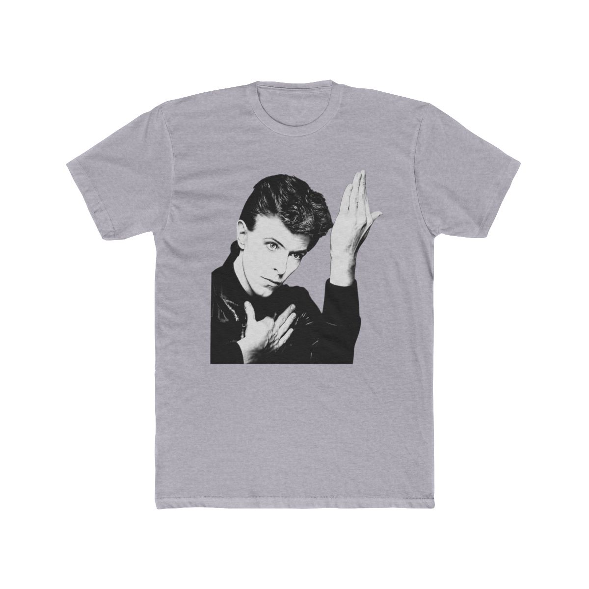 Liquid Blue David Bowie Heroes Short Sleeve T Shirt Shirt | DavsD - alternate angle 3, merchandise