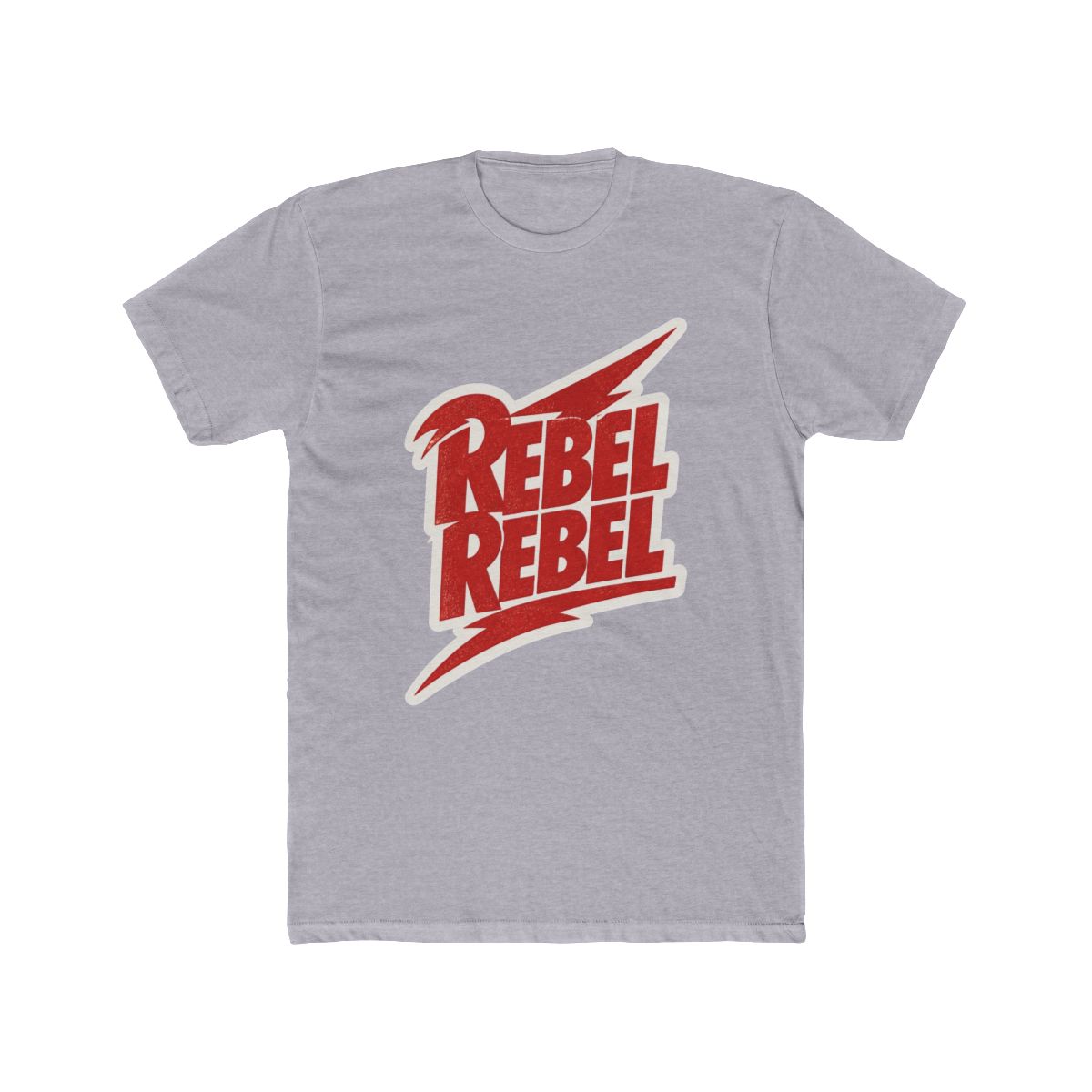 David Bowie Rebel Rebel Band Logo Graphic Tee, Boxy Fit T Shirt, Oversized Graphic Tees | DavsD - alternate angle 3, merchandise